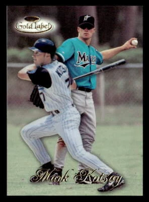 Mark Kotsay 1998 Topps Gold Label  Card #86 Florida Marlins - Image 1 of 2