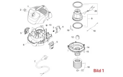 Kärcher Ersatzteile für Sauger WD / MV 3 Premium 1.629-841