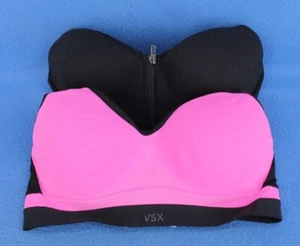 Victorias Secret VSX Underwire Lined Sports Bra Bundle Lot Size 32C #C7701 - Picture 1 of 3