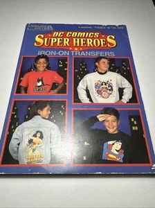 DC Comics Super Heroes Iron-On Transfers Book Batman /Superman 1996 - Bild 1 von 19