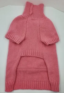 Suéter tejido para perro talla grande rosa - Imagen 1 de 8