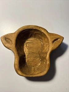 Teigschale aus Holz in Kuhform - Bauernhausdeko - Kerzenbasteln - Bild 1 von 8