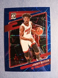 2021-22 Donruss Optic Basketball Jimmy Butler Blu Velocità Prizm #8 Calore - Foto 1 di 2