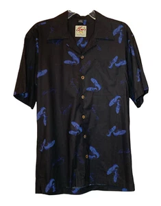 Scarpe Elvis by David Carey blu scamosciate casual camicia con colletto con bottoni M - Foto 1 di 4