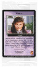 Babylon 5 CCG Wheel of Fire Promo Card Flarn Sealed Plastic Wrap M/NM Mint/Near