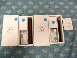 2 VINTAGE 1998 CRISTAL JG DURAND (PAIR)  Batik Lune 3" Candle Holders NMIB - Picture 1 of 4