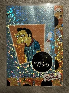 2000 Artbox The Simpsons Sticker Moe Prism Chase Card C10 - Picture 1 of 2
