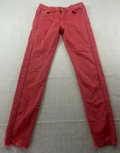 DL1961 Chloe Skinny Girls Coral Denim Pants Jeans Size 16 - Picture 1 of 11