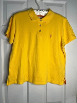 Jamaica Bay Short Sleeve Yellow Polo Women's  PL Brighten you day and mood! - Image 1 of 3