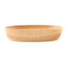 Home Party Decorative Boat Shaped Serving Tray Fruit Wooden Candy Bowl Key