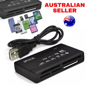 USB 2.0 Memory Card Reader Adapter Fit For CF/TF/SD/Micro SD/XD/M2/MS Card - Picture 1 of 7