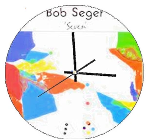 Bob Seger Seven Album Rock Clock 11.5" - Bild 1 von 4