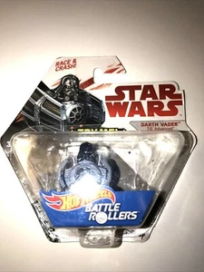 Hot Wheels Battle Rollers Star Wars Die-Cast Darth Vader Tie Advanced - Picture 1 of 5