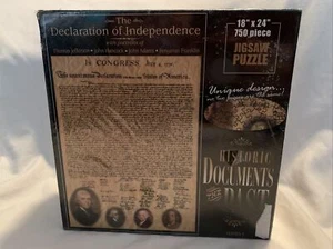 The Declaration Of Independence Jigsaw Puzzle Historic Documents From Past 750pc - Picture 1 of 2
