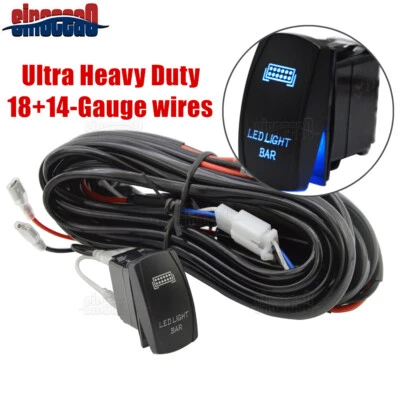 Kit de cables de relé de interruptor basculante de barra de luz led de 3 cables para Yamaha YXZ1000R Wolverine Foto 1 de 4