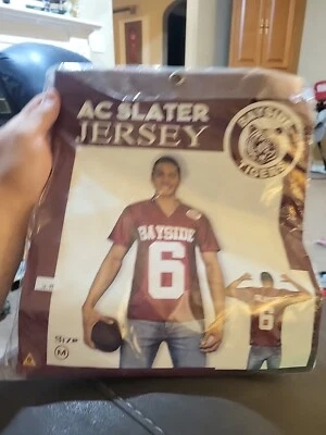 Disfraz Jersey Adulto Salvado por la Campana AC Slater #6 Bayside Tigers Mediano Foto 1 de 4