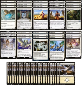 ELITE Mono White Devotion Lifegain Deck - Molto potente - 60 carte - MTG! - Foto 1 di 1