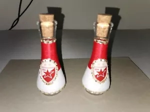 Two traditional cup glasses for Serbian drink Rakija (ČOKANJ) CRVENA ZVEZDA - Picture 1 of 3