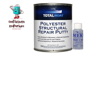 Polyester Structural Repair Putty - Marine Grade Long Strand Fiber Fiberglass... - Picture 1 of 2