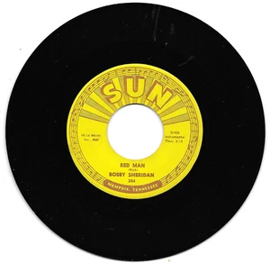 BOBBY SHERIDAN (CHARLIE RICH)-SUN 354 ROCKABILLY INSTRUMENTAL 45 RPM RED MAN M- - Imagen 1 de 2