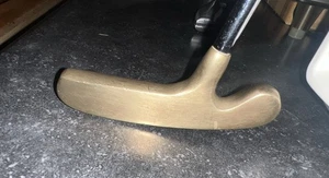 Maxm B78 Golf Putter Right Handed 35” Brass Blade Club Vintage Nice - Picture 1 of 10