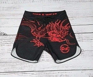 Chula Wear Herren 26 Physique Wettkampf Boardshorts Badehose Dragon Red - Bild 1 von 7