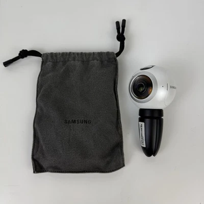 Samsung Gear 360 Degree Camera SM-C200 White Tested Working / With Battery - Image 1 of 4