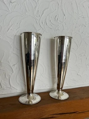 Edelvasen von Edzard  versilbert  2 Vasen - 1 Preis! Höhe 42 cm! - Bild 1 von 4