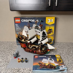 LEGO Creator 3-in-1 Pirate Ship 31109 Box Manual Retired with Mini figures