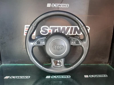 AUDI A6 STEERING WHEEL 4G/C7, S LINE, 3 SPOKE TYPE, 04/11-06/18 11 12 13 14 15 1 - image 1 of 4