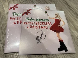 AUTOGRAPHED Taylor Momsen’s Pretty Reckless Christmas SIGNED Insert Red Vinyl - Picture 1 of 1