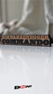 Commando logo display  - Arnold Schwarzenegger Beena Studio - Picture 1 of 5