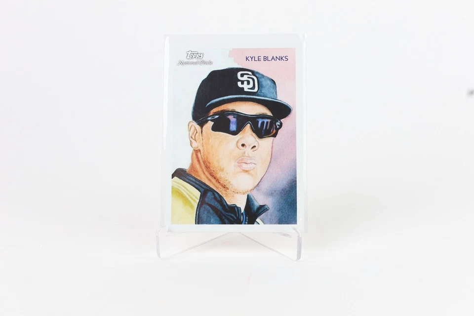 2010 Topps National Chicle kyle blanks Umbrella Red Back 1/1 Padres - Image 1 of 2