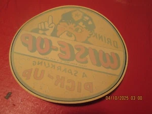 Staten Island Wise Up Soda Advertising Store Window Decal Unused 9" - Picture 1 of 3