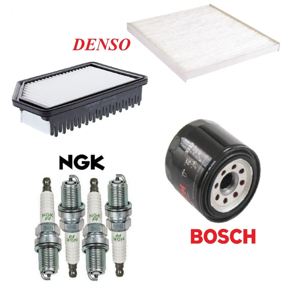 Tune Up Kit Air Cabin Oil Filters Plugs For HYUNDAI ACCENT L4 1.6L 2012-2017 - Image 1 of 1