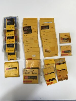 Kodak Wratten Gelatin Filter Assortment Used And Un Used Mix Bag - Image 1 of 2