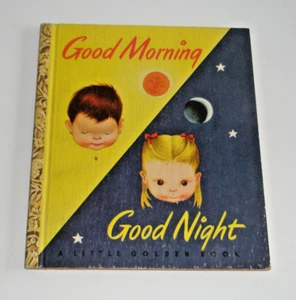 Little Golden Books Good Morning Good Night #61 1st Edition "A" Eloise Wilkin - Picture 1 of 10