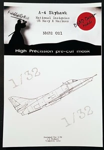 A-4 Skyhawk National Ins. Maske für 1/32 Trumpeter - DEAD Design NM32021 - Bild 1 von 3