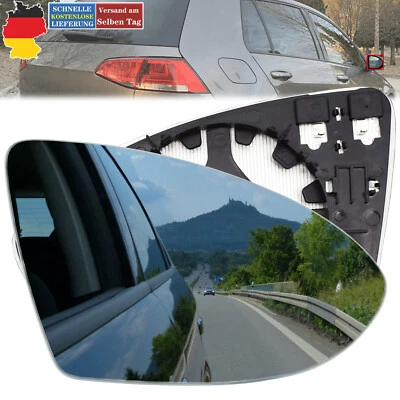 Für VW Golf 7 2012-2020 Beifahrerseite Außenspiegel Spigelglas Beheizbar Rechts~ - Bild 1 von 4
