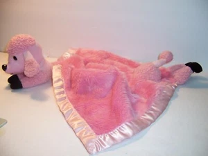 SECURITY BLANKET - MY BANKY - SADIE - PINK POODLE DOG - EX.  HTF - Picture 1 of 7