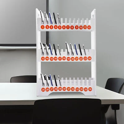 36 Slots Wall-Mounted Cell Phone Storage Cabinet Desktop for School Classroom - Image 1 of 4