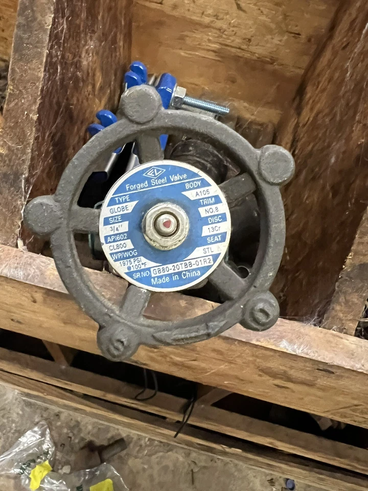 Forged Steel Valve 3/4 Inch Body A105 - Image 1 of 1