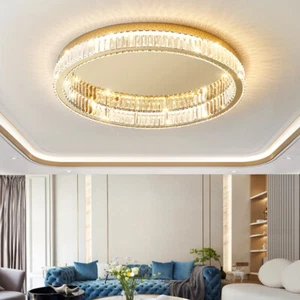 Crystal Ceiling Lamp Bedroom Ceiling Lighting Hotel Lights Kitchen Ceiling Light - Picture 1 of 10