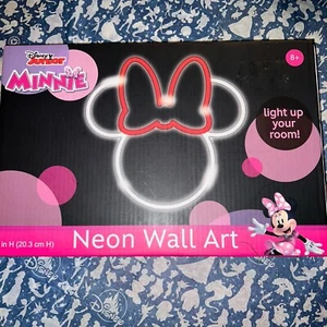 Disney Junior Minnie Mouse Neon Wall Art - Picture 1 of 7