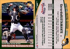 Gerardo Bustamante 2008 Grandstand South Bend Silver Hawks #4 Card