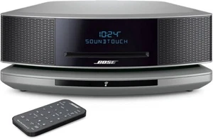Bose Soundtouch Wave IV 4 Bluetooth DAB+ inclusive Pedestal Sockel platin-silber - Bild 1 von 11