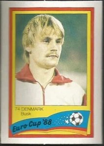 MONTY GUM 1988 FUTBOL EURO COPA 88- #074-DINAMARCA-BUSK - Imagen 1 de 1