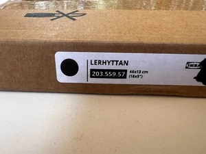 IKEA LERHYTTAN Drawer Front Black Stained 18x5" 203.559.57 - NEW - Picture 1 of 5