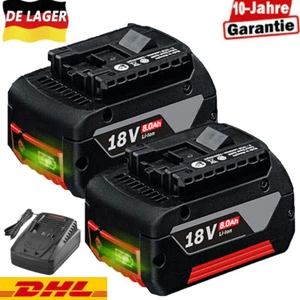 18V 6,5Ah/8,0Ah Akku für Bosch Professional GBA GSR GSB BAT618 BAT609 BAT620 DE - Bild 1 von 25