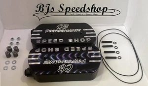 Aircooled Engine Billet Rocker Covers Black CB Performance Beetle Bus T1 T2 - Picture 1 of 6